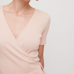 Babaton Dashiell top. Pink. Large.